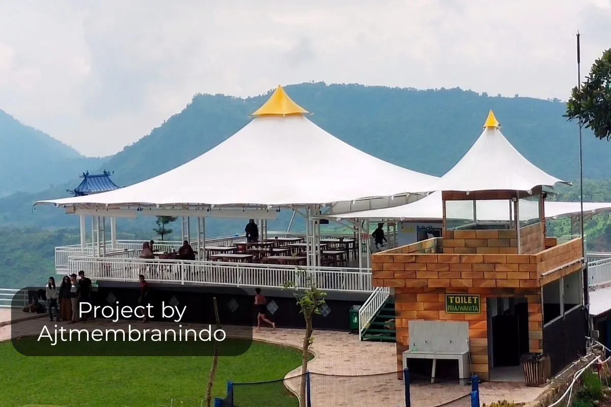 Proyek Kanopi Membran Villa