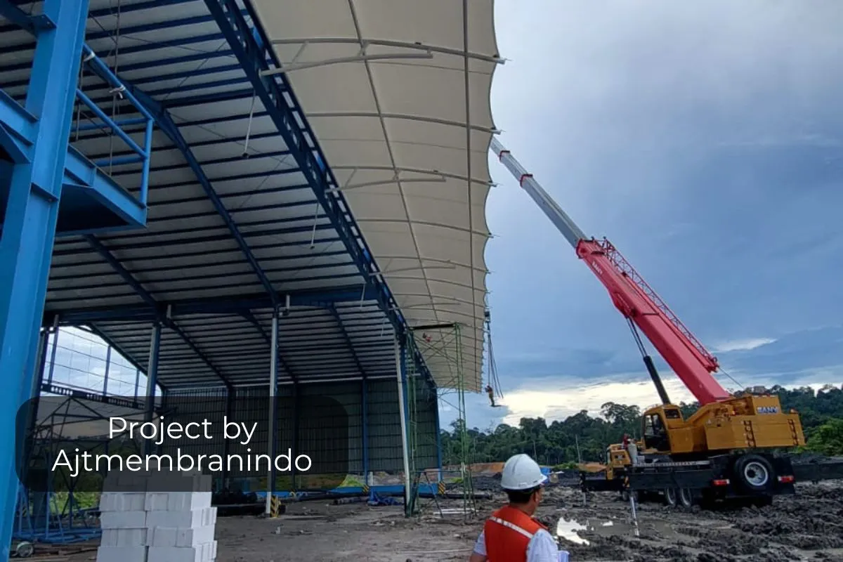 Proyek Kanopi Membran Pabrik